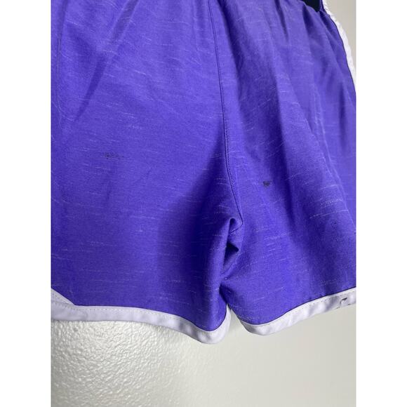 Nike Dri Fit Purple and White Womens Athletic Running Shorts Small - Picture 2 of 5